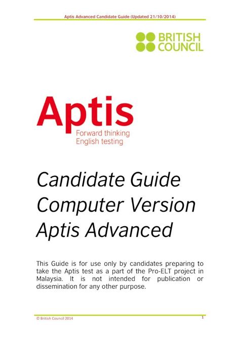 aptis advanced result|Prepare for Aptis Advanced .